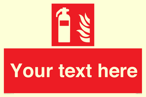 Custom Fire extinguisher Sign